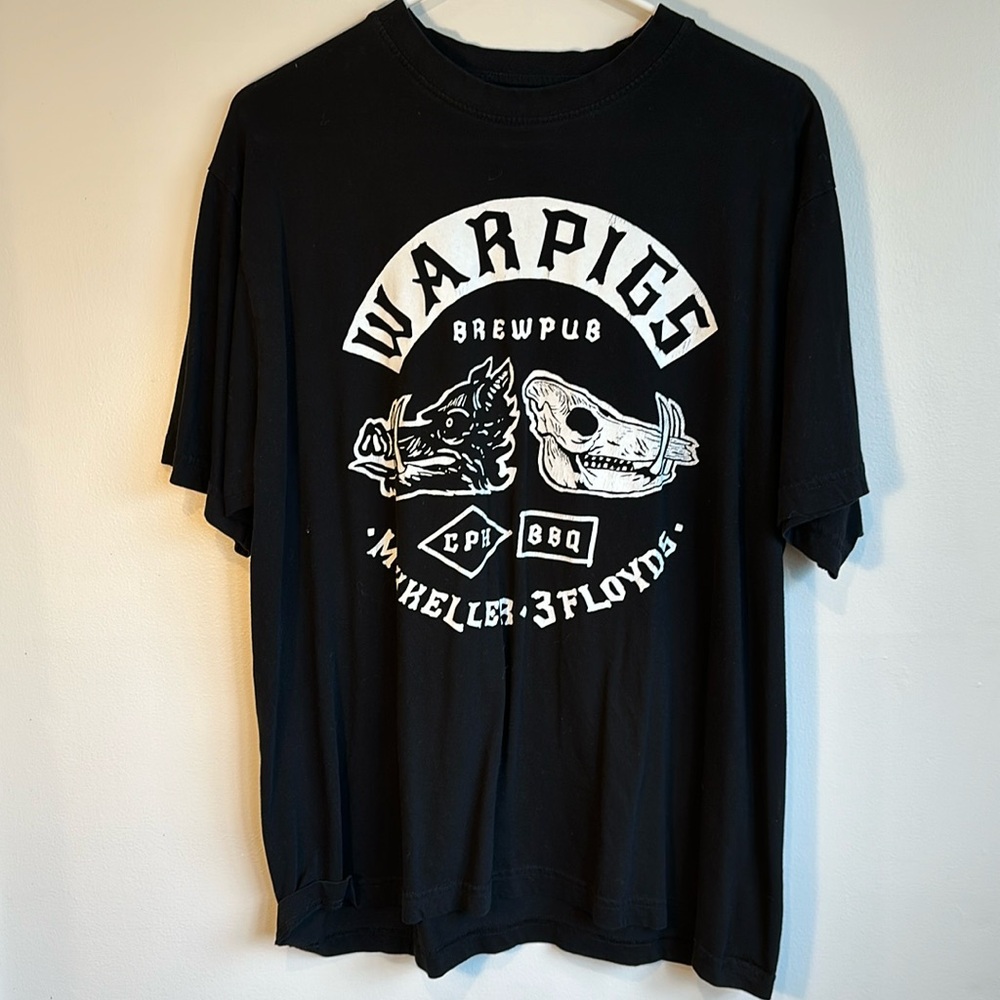 Warpigs Brewpub Tee | Men’s Large | Black